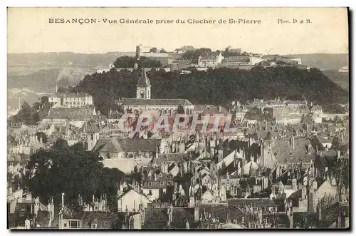 Cartes postales Besancon Vue Generale prise du Clocher de St Pierre