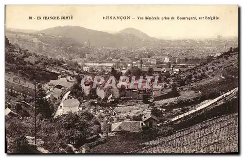 Cartes postales Besancon Vue Generale prise de Beauregard sur Bregille