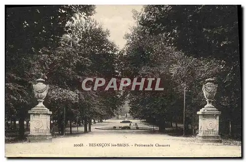Cartes postales Besancon les Bains Promenade Charmars