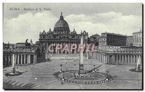 Cartes postales Roma Basilica di S Pietro