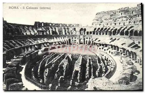 Cartes postales Roma ll Colosseo Interno