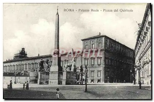 Cartes postales Roma Palazzo Reale Piazza del Quirinale