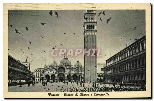 Cartes postales Venezia Piazza S Marco e Campanile