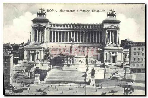 Cartes postales Roma Monumento a Vittorio Emanuele