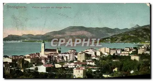 Cartes postales Bordighera Veduta generale del Barge Marina