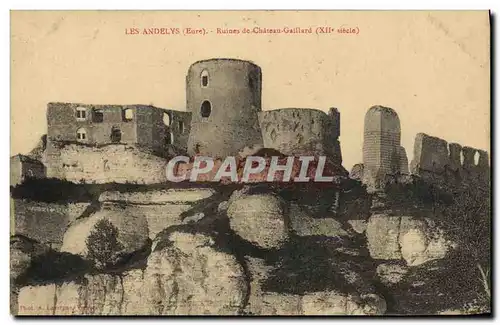 Cartes postales Les Andelys Ruines de Chateau Gaillard