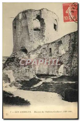 Ansichtskarte AK Les Andelys Ruines du Chateau Gaillard