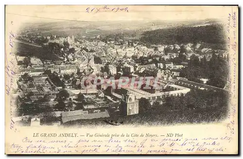 Cartes postales Le Grand Andely Vue Generale prise de la Cote de Noyers