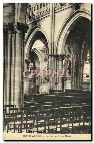 Ansichtskarte AK Grand Andely Interieur de Notre Dame