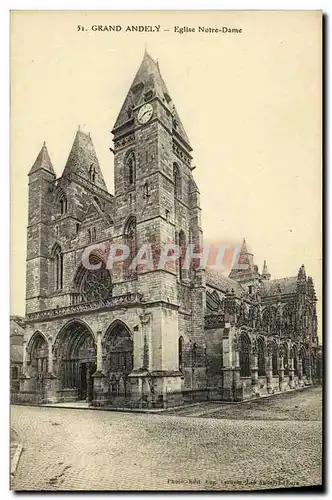 Cartes postales Grand Andely Eglise Notre Dame