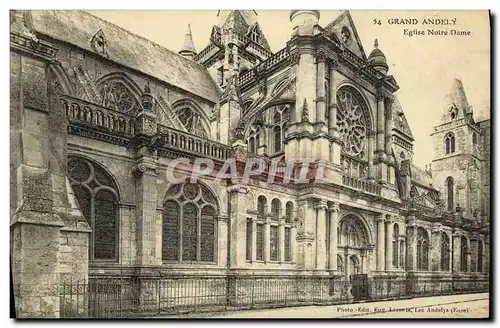 Ansichtskarte AK Grand Andely Eglise Notre Dame