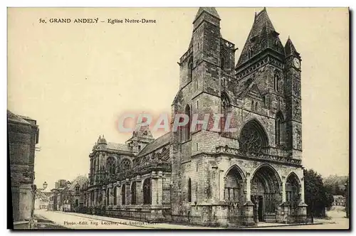 Ansichtskarte AK Grand Andely Eglise Notre Dame