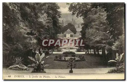 Ansichtskarte AK Evreux Le Jardin des Plantes La Pelouse