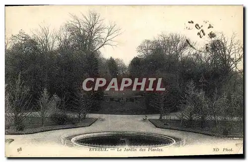 Cartes postales Evreux Le Jardin des Plantes