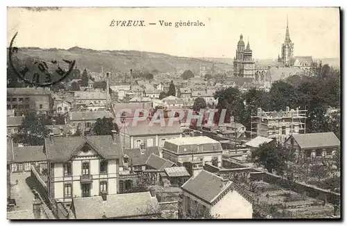 Cartes postales Evreux Vue generale