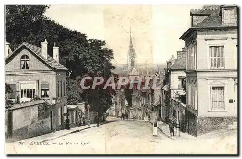 Cartes postales Evreux La Rue du Lycee