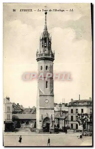 Cartes postales Evreux La Tour de l Horloge