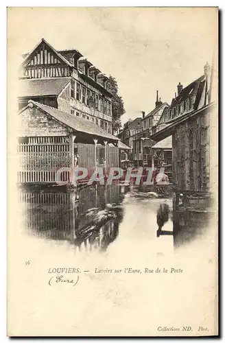 Ansichtskarte AK Louviers Louviers sur l Eure Rue de la Poste