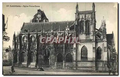 Ansichtskarte AK Louviers Eglise Notre Dame