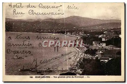 Cartes postales Juan les Pins Vue generale prise du Provenal