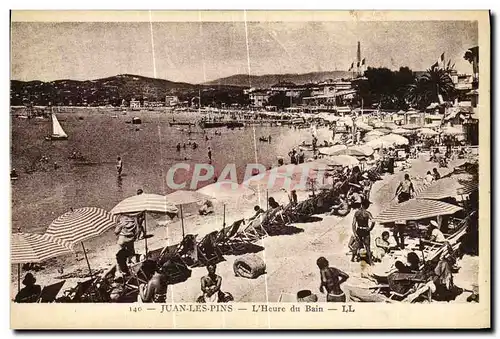 Ansichtskarte AK Juan les Pins L Heure du Bain