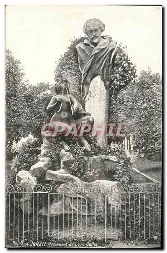 Ansichtskarte AK Valence Monument de Louis Gallet