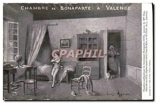 Cartes postales Valence Chambre de Bonaparte Napoleon