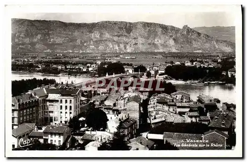 Cartes postales Valence Vue generale sur le Rhone