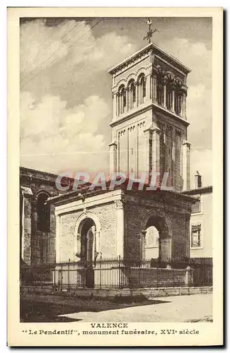 Cartes postales Valence Le Pendentif Monument Funeraire 16eme