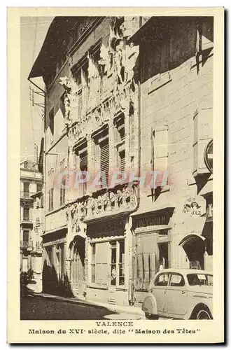 Cartes postales moderne Valence Maison du 16eme dite Maison des tetes