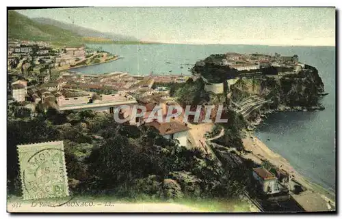 Cartes postales le rocher de Monaco