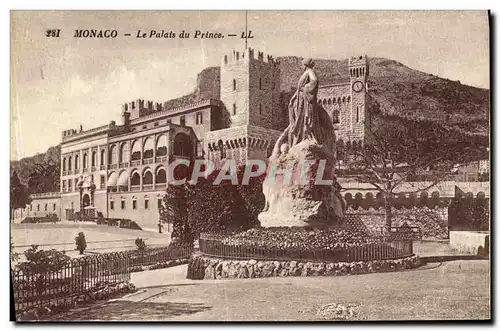 Cartes postales Monaco Le Palais du prince