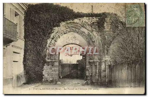 Cartes postales lvry la Bataille Le Portail de L Abbaye