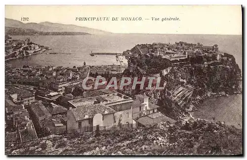 Cartes postales Principaute De Monaco Vue Generale