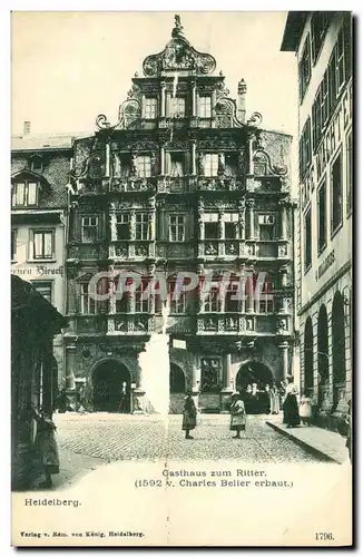 Cartes postales Heidelberg Gasthaus Zum Ritter