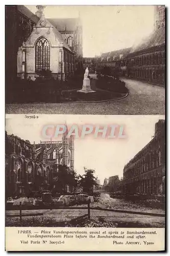 Cartes postales Ypres Place Vandenpeereboom