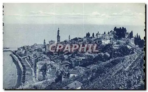 Cartes postales Menton La Haute Ville