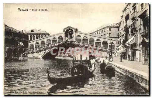 Cartes postales Venezia Ponte di Rialto