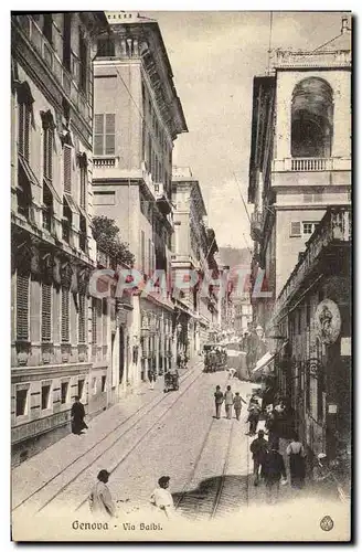 Cartes postales Genova Via Baibi