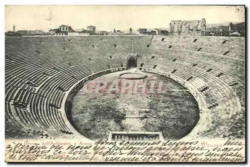 Cartes postales Genova Interno dell anfiteatro o arean