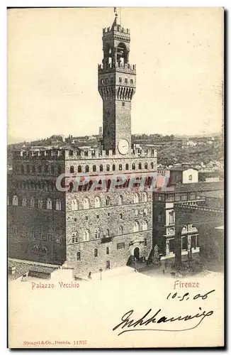 Ansichtskarte AK Palazzo Vechio Firenze