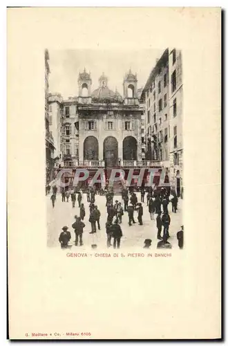 Cartes postales Genova Chiesa Di Pietro In Banchi