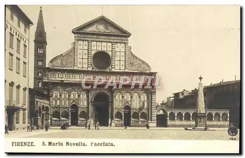 Cartes postales Firenze S Marla Novella Facciata