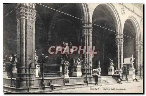 Cartes postales Firenze Loggia Dell Orgagna Lion