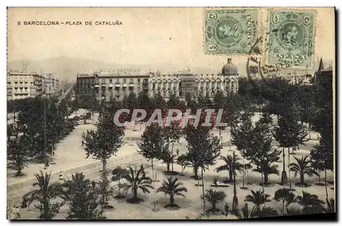 Cartes postales Barcelona Plaza De Cataluna