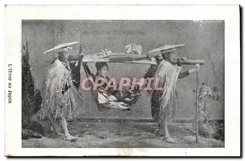 Cartes postales L Hiver au Japon Nippon