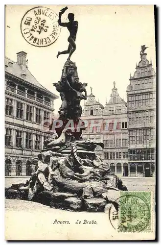 Cartes postales Anvers Le Brabo