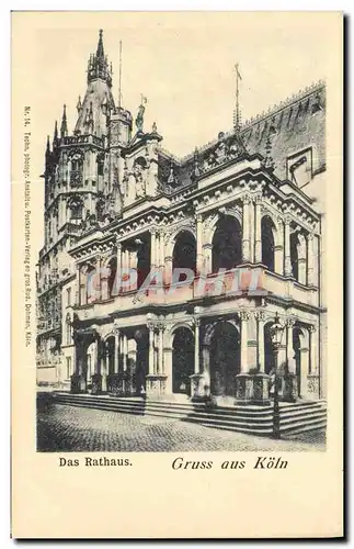 Cartes postales Gruss Aus Koln Das Rathaus