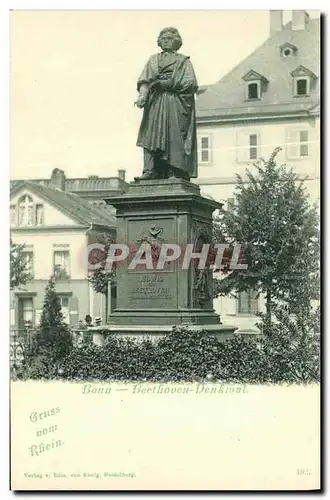 Cartes postales Bonn Beethoven Denkmal
