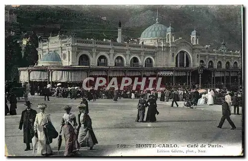 Cartes postales Monte Carlo Cafe de Paris